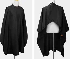 Custom Logo Hair Cutting Cloth Capes Apron Water resistant Antistatic Salon Haircut Capes with Snap Closure Clothes 55×63 Inches