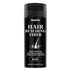 Custom Logo Hair Fiber Black Dark Brown Instantly Thicker Fuller Looking Hair Building Fibers Refill for Thinning Hair