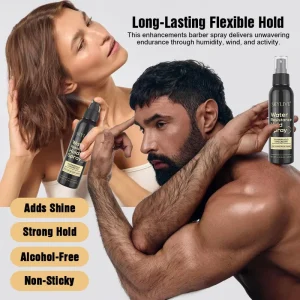 Custom Logo Hair Holding Spray Extra Strong Professional Styling Mist Non Sticky Formula Humidity Resistant Shine Control