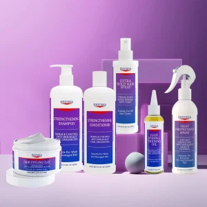 Custom Logo Hair Styling Products Vegan Strengthens Hair and Repairs Damage Hair Care Set
