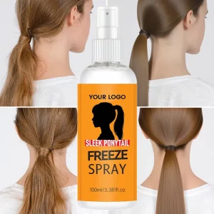 Custom Logo Hair Styling Spray Strong Hold Women Anti frizz Hair Fixing Spray Flyaway Tamer OEM ODM
