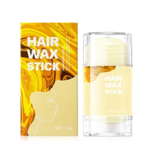 Custom Logo Hair Wax Stick Medium Hold Fast Drying Pomade Anti Frizz Flyaway Control Hair Styling Product for Women