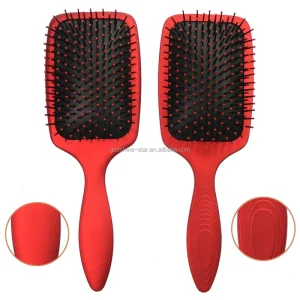 Custom Logo Massage Hair Brush Detangling Hair Brush Paddle Antistatic Hairbrush Hair Brush for Women Men and Kids