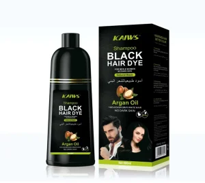 Custom Logo OEM MOQ 500 Premium Grade Permanent Ammonia Free Peroxide Free Speed Argan Oil Black Hair Color Shampoo Hair Color