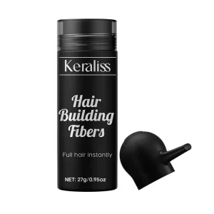 Custom Logo Organic Styling Natural Powder Spray Applicator Hair Building Fiber Ammonia Free Sulfate Free for Baldness