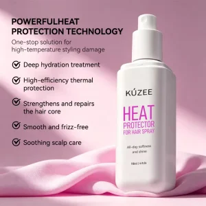 Custom Logo Silkening Leave in 2 IN 1 Heat Protection Mist Nourishing Conditioning Hair Repairing Spray for Dry Hair Shine