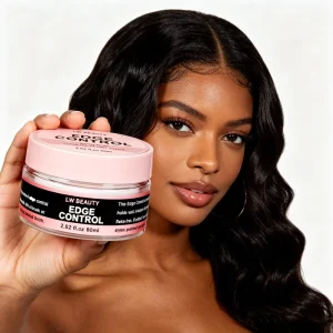 Custom Logo Strong Hold Edge Control Hair Gel Thick Edges Long Lasting Hair Styling Gel Support Hair Growth Care Styling Gel