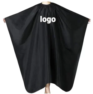 Custom Logo Waterproof Hairdressing Cutting Cape Professional Barber Salon Styling Cape Adjustable Hair Cutting Apron
