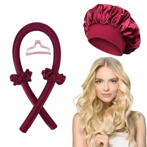 Custom Long Hair Styling Tools Heatless Curls Set Overnight Curling Blowout Rods Headband for All Hair Types