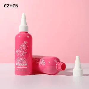 Custom Made Cosmetic Bottle Container for Perm Lotion Packaging Empty Hair Perm Cream Bottle Personal Care PET Cosmetic Bottle
