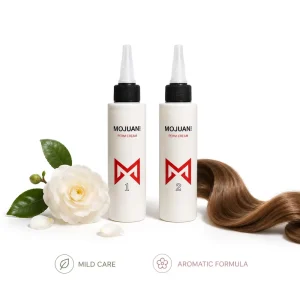 Custom Made Perm Cream 2 Step Perm Lotion Kit Herbal Fragrance Acidic Alkaline for Soft Curl Long Lasting Waves Salon Home Use