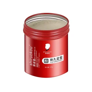 Custom Organic Strong Hold Hair Clay Wax for Men and Women Matte Finish Styling Cream for Texturizing and Shaping