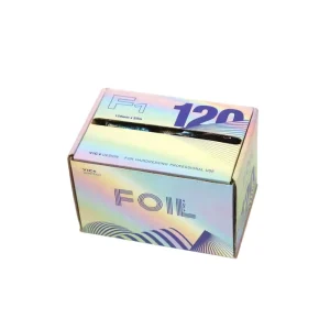 Custom Pre Cut 5″ X 11″ Aluminum Roll Salon Hairdressing Foil Sheets Printed for Beauty Salons