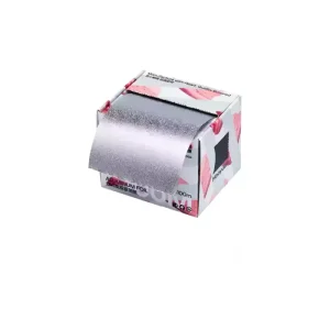 Custom Print Embossed Eco Friendly Aluminum Pre Cut Hair Coloring Foils 500 Sheets Pop Up for Salon Use