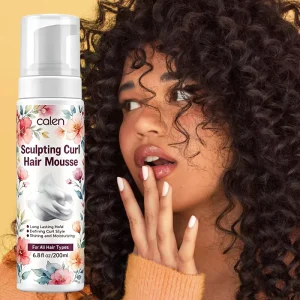 Custom Private Label Moisturising All Natural Wave Styling Foam Hair Curl Mousse Strong Hold Mousse for Hair