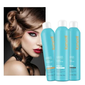 Custom Private Label Strong Styling Hair Fixing Spray Moisturize Hair Fiber Holding Spray