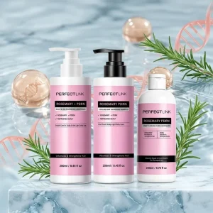 Custom Refreshes Scalp Shine Clarifying Nourishing Cooling Shampoo and Conditioner Rosemary PDRN Hair Care Sets