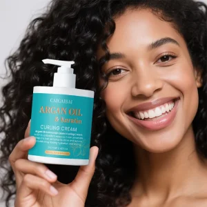 Custom Styling Argan Oil Moisture Nourishing Moisturized Curl Enhancers Defining Hydrating Frizz free Curly Cream for 4c Hair