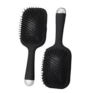 Custom Super Private Label Luxury Scalp Massageair Cushion Black logo Hair Combs and Brushes Packaging for Curly Hair Brush