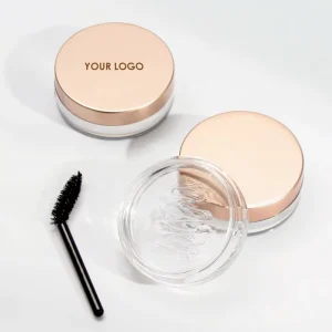 Custom Waterproof Brow Gel Sculpt Wax Styling Lamination OEM Eyebrow Glue Pomade Freeze Vegan Brow Soap Gel