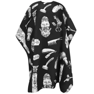 Custom Waterproof Hairdressing Cape for Barbers and Salons