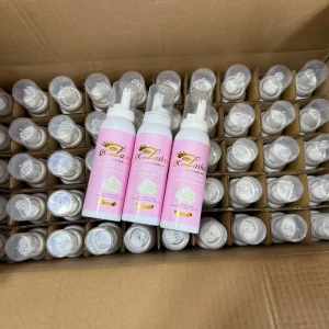 Custom Whipped Lash Cleanser Cream Unscented Strawberry Mousse 100ml Foam Cleanser Whipped Lash Shampoo