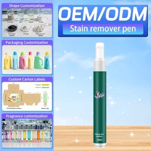 Custom White Brand Portable Oil Stain Remover Pen Cross Border Clothing Remover Liquid Stain Remover Cleaning Products