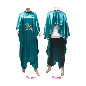 Custom logo Digital Printing Satin Fabric Hairdressing Cape Stylist Salon Barber Capes Barbershop Hair Cutting Capes