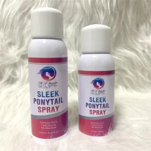 Custom logo Hair Styling New Design Holding Spray for Hair Silkening Private Label Holding Spray for Ponytails