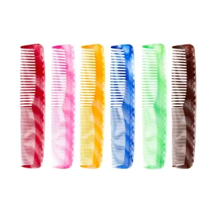 Custom logo High Quality Plastic Double Beard Comb and Blow Dryer Hair Comb