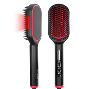 Customised Styling Tools 2 in 1 Straightening Combs Electric Hair Brushes Comb Hair Straightener Brush