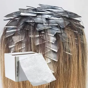 Customizable 5″ x 11″ Aluminum Foil Pop up Foil Sheets 500 Sheets Hairdressing Foil