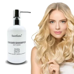 Customizable High Quality Organic Caviar Extract Argan Oil Moisturizing Hair Repairing Shining Hair Care Set for All Hair Types
