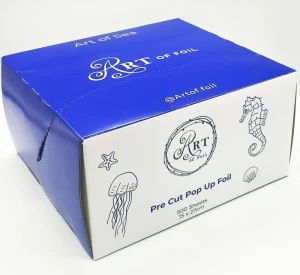 Customizable Packaging Patterns. There Are 500 Pieces of High quality Customizable Colorful Pop Up Hair Foils Inside