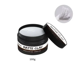 Customizable Private Label Mens Matte Clay Texturizing Natural Hair Wax Pomade Styling Paste