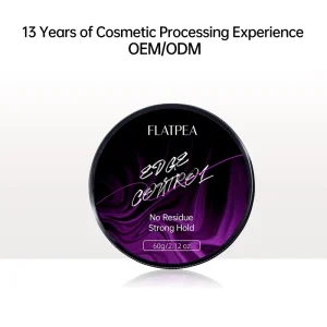 Customizable Strong Pomade for Hairline Styling Transparent Gel Texture
