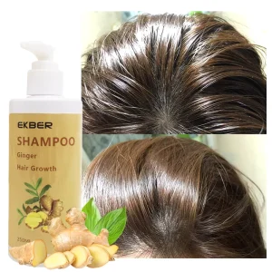 Customize Logo Private Label Custom Vegan Hair Care Treatment Products Hair Growth Organic Anti Hair Loss Ginger Shampoo