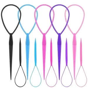Customize Package Hair Braiding Tools Saves Time on Braiding Hair Tail Tools Multi function Diy Hair Styling Tool for Home Use