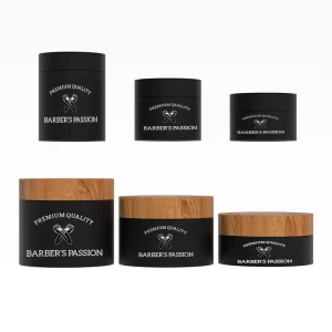 Customize Your Logo Label and Bottle Organic No Residue Medium or Strong Hold Styling Hair Pomade Wax for Men and Women
