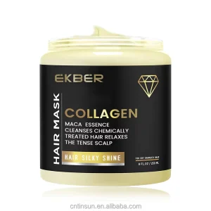 Customize logo COLLAGEN Hair Mask for Repair Dry Hair Strengthen Moisturizing Hair Care Product