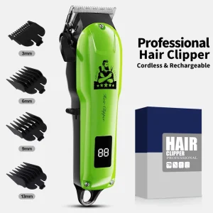 Customized Color Design USB Rechargeable Cordless Men Electric Professional Hair Clipper OEM