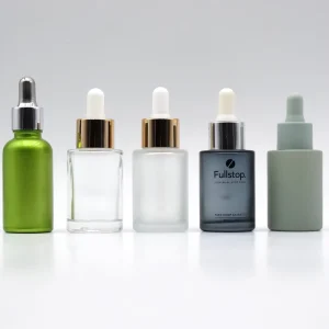 Customized Color Empty 30ml 1oz Hair Oil Beard Oil Essential Oil Dropper Glass Bottle for Serum