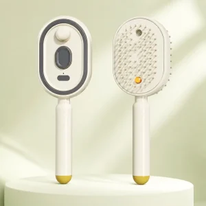 Customized Color Hair Brush with Water Spray Scalp Hair Straightener Brush Cordless