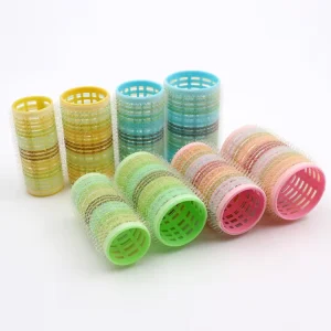 Customized Colorful Multi sizes Durable Plastic Curler Hair Roller