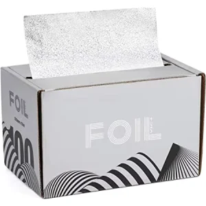Customized Embossed Colorful Printing Hairdressing Dye Perm Pop up Barber Shop Hair Salon Aluminum Foil Roll Sheets