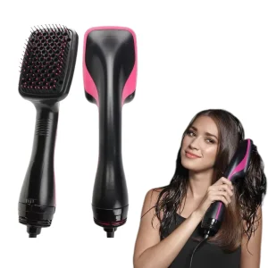 Customized Hair Straightener Brush Professional Styling Tools Straightening Comb with 3 Temp Settings & Anti Scald