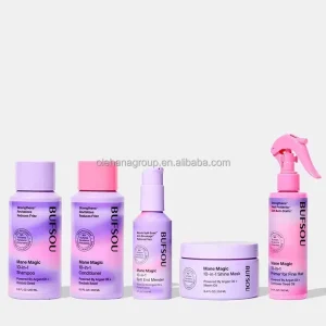 Customized Logo Organic Scalp Care Hair Sets Plant Protein Shampoo and Conditioner Shine Mask Argan Oil Shampoo Set