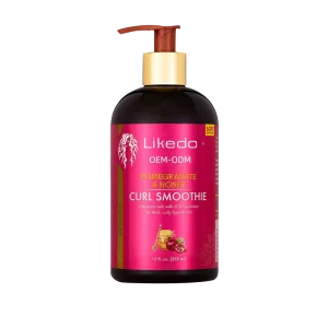 Customized Logo Pomegranate Honey Curl Cream All Natural Moisturizing Sulfate Free Paraben Free Strong Hold Curl Enhancing