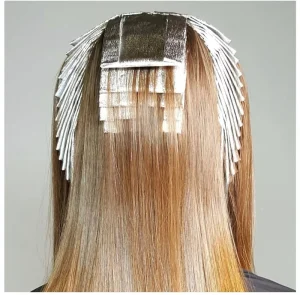 Customized Pattern Embossed Colored Hairdressing Pre Cut Hair Foil Aluminum Foil Sheet for Salon