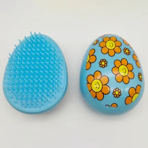 Customized Patterns Detangle Hairbrush with Soft Bristle Scalp Massager